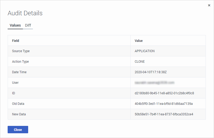 Des view app history audit.png