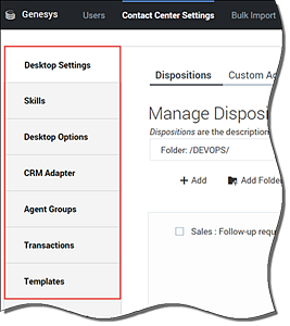 Recommended order for configuring contact center settings